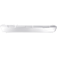 Rear, Driver or Passenger Side, Lower Bumper Trim, Silver, CAPA CERTIFIED