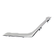 Rear, Passenger Side, Lower Bumper Trim, Chrome
