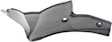 Rear, Driver Side Bumper Filler, Black, SE Model