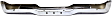1989-1995 Toyota Pickup - Step Bumper, Chrome Face Bar and Pads Without mounting bracket(s)
