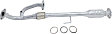 2005 Toyota Camry - Rear Catalytic Converter, 3.0L 6Cyl, Federal EPA Standard, 46-State Legal (Cannot ship to CA, CO, NY or ME), Undercar, Direct Replacement Series