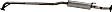 Center Resonator, Aluminized Steel, 4 Cyl., 2.2L Engine