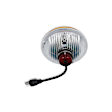 LFRB105 LED Headlight, With bulb(s), Yellow Lens