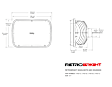 LFRB150 LED Headlight, With bulb(s), Clear Lens
