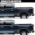 60378 One MX Series Hard Retractable Tonneau Cover, Polycarbonate Fits Approx. 5 ft. 6 in. Bed