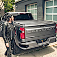 EQ0861 EQ Retractable Series Hard Retractable Tonneau Cover, Aluminum Fits Approx. 5 ft. 6 in. Bed