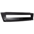 Front Bumper, Powdercoated Black, Without Fog Light Holes, Without Tow Hook Hole, Without Mounting Brackets, Base Model