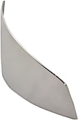 Front, Passenger Side Bumper Trim, Chrome, Base Model