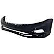 Front Primed Bumper Cover, With Park Assist System, Without Headlight Washer, GLI/Wolfsburg Edition Models, CAPA CERTIFIED