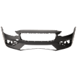 Front Primed Bumper Cover, For Models without Headlight Washer and Parallel Park Assist, CAPA CERTIFIED