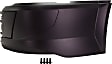 Front, Driver Side Bumper End, Painted Black, Base Model