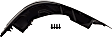 Front, Driver Side Bumper End, Painted Black, Base Model