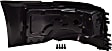 Front, Driver Side Bumper End, Painted Black, Base Model