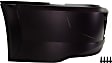 Front, Passenger Side Bumper End, Painted Black, Base Model