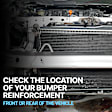 Front Bumper Reinforcement, Steel, CAPA Certified