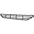 Front, Center Bumper Grille, Textured Black