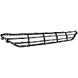 Front, Center Bumper Grille, Textured Black