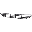 Front, Center Bumper Grille, Textured Black