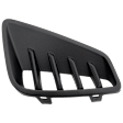Passenger Side Bumper Grille, Black