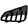 Passenger Side Bumper Grille, Black