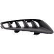 Passenger Side Bumper Grille, Black