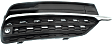 Front, Passenger Side, Outer Bumper Grille, Textured Black