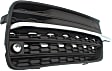 Front, Passenger Side, Outer Bumper Grille, Textured Black