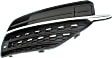 Front, Passenger Side, Outer Bumper Grille, Textured Black