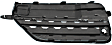 Front, Passenger Side, Outer Bumper Grille, Textured Black