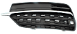 Front, Driver Side, Outer Bumper Grille, Textured Black
