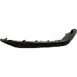 Front, Driver Side, Outer Bumper Trim, Black, Outer Molding