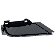 Front, Driver Side Bumper Filler, Black