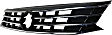Grille Assembly, Painted Black Shell and Insert, CAPA CERTIFIED