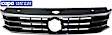 Grille Assembly, Painted Black Shell and Insert, CAPA CERTIFIED