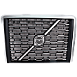 Grille, Chrome Shell with Black Insert, Base Model