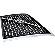 Grille, Chrome Shell with Black Insert, Base Model