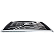 Grille, Chrome Shell with Black Insert, Base Model