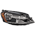 Passenger Side Headlight, with Bulb, Halogen, Clear Lens