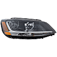Passenger Side Headlight, with Bulb, Halogen, Clear Lens