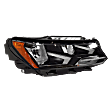 2016-2019 Volkswagen Passat - Passenger Side Headlight, with Bulb, Halogen, Clear Lens