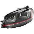 2015-2017 Volkswagen GTI - Driver Side HID/Xenon Headlight, Without bulb(s), OE Replacement