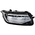 Passenger Side LED Headlight, With bulb(s), CAPA Certified