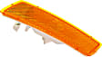 Front, Passenger Side Side Marker Without bulb(s) CAPA Certified