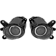 Driver and Passenger Side Halogen Fog Light, With bulb(s), Sedan