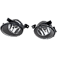 Front, Driver and Passenger Side Fog Light, With Bulb, Halogen
