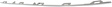 Front, Passenger Side Fog Light Trim, Chrome