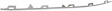 Front, Passenger Side Fog Light Trim, Chrome