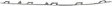 Front, Passenger Side Fog Light Trim, Chrome