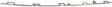 Front, Driver Side Fog Light Trim, Chrome