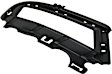 Front, Passenger Side Fog Light Trim, Textured Black, without Chrome Molding